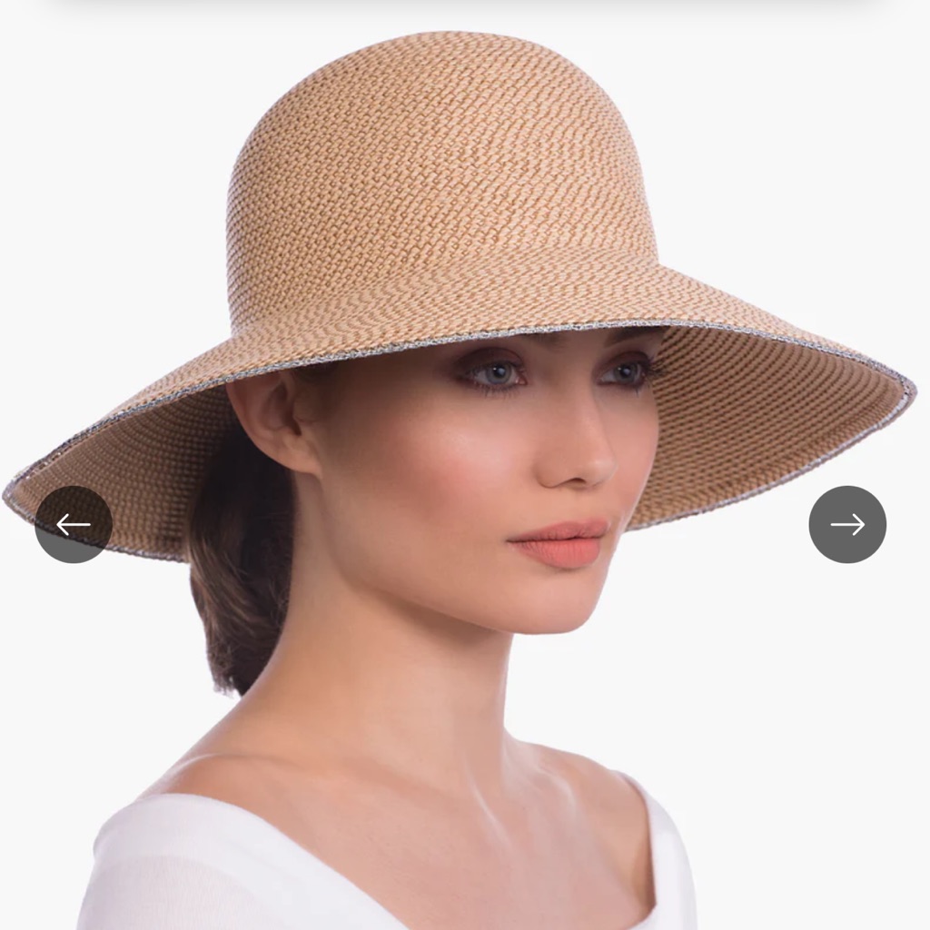 Eric Javitseric Javits Hampton Squishee Sun Hat Great Cond Price Firm!